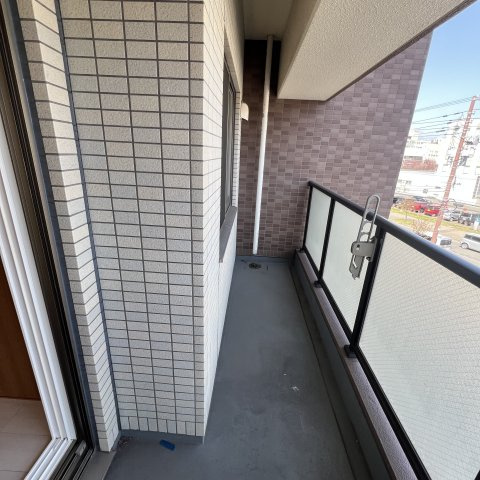 ベルシー室蘭のバルコニー