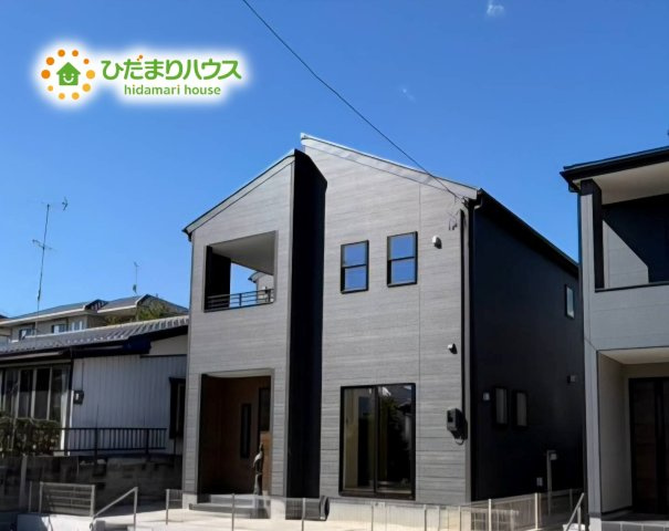 いわき市常磐上湯長谷町第3　新築戸建　1号棟の外観|スタイリッシュな外観です(^^)/