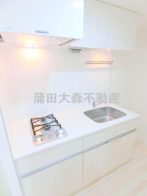 ブライズ蒲田EASTのキッチン|2口ガスシステムキッチン