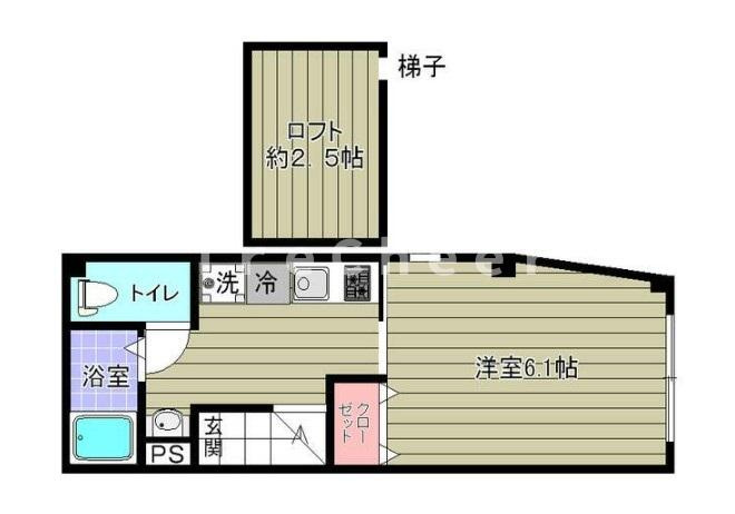 クロスハイツRの間取り