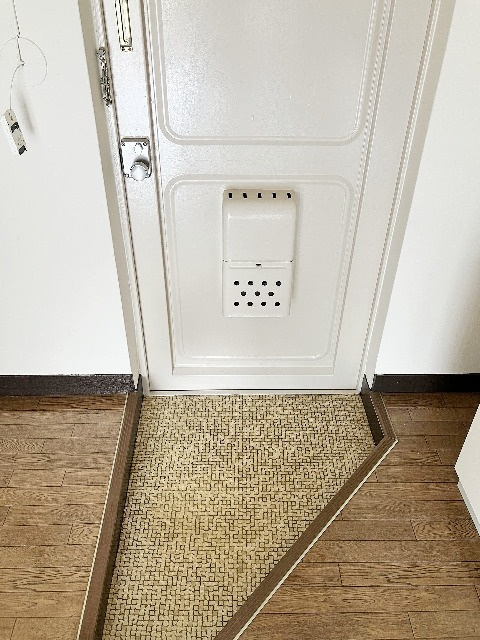 小山グリーンハイツの玄関