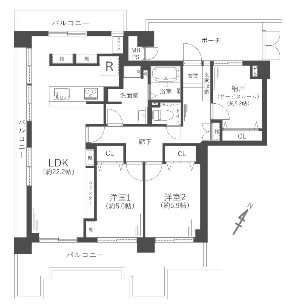 コスモハイツ新大阪2番館