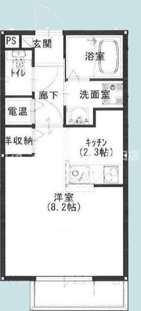 エルメゾンテレーノ※初期費用分割後払いサービス利用可能物件の間取り