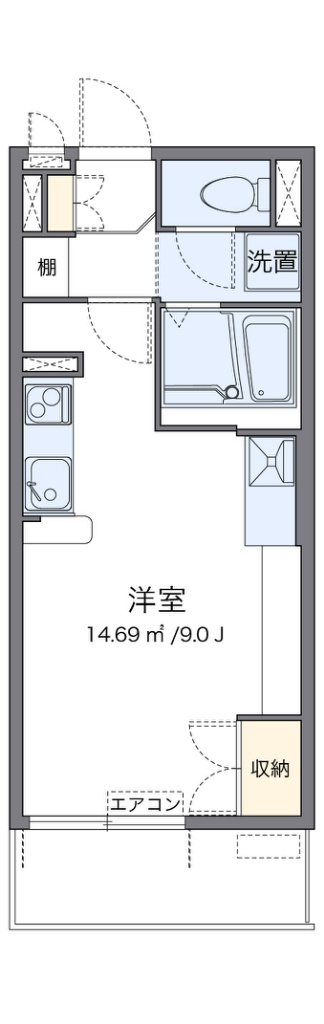 ミランダばうレジデンス湘南 の間取り