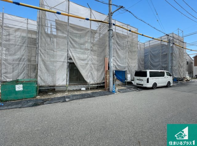 明石市大久保町松陰山手　第1期　新築一戸建ての外観|現在の進捗状況です！順調に作業進行中、完成が待ち遠しいです！詳細の間取り等、お気軽にお問い合わせください！
