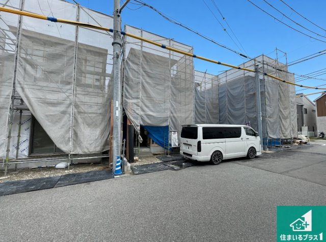 明石市大久保町松陰山手　第1期　新築一戸建ての外観|現在建築中！落ち着いた街並みで新生活を始めることが出来そう！周辺の物件も併せてご紹介させて頂きます！