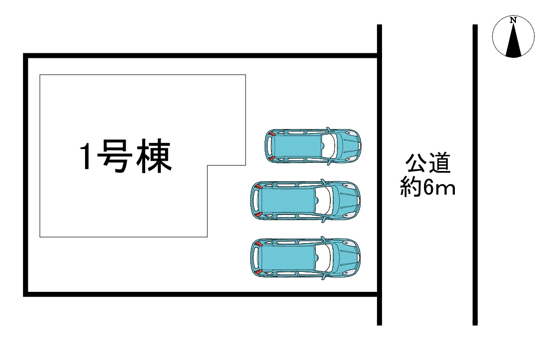 常滑市新浜町5丁目　全1棟の区画図|全1区画分譲地♪