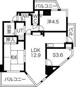 シティマンション赤池の間取り
