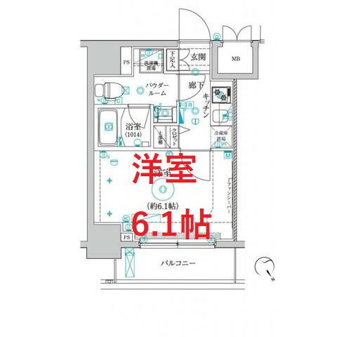 【間取り】 | クレイシア品川戸越