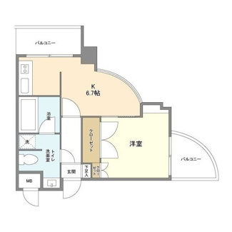 【間取り】 | ＮＯＮＡ　ＰＬＡＣＥ渋谷富ヶ谷 | 間取りです。