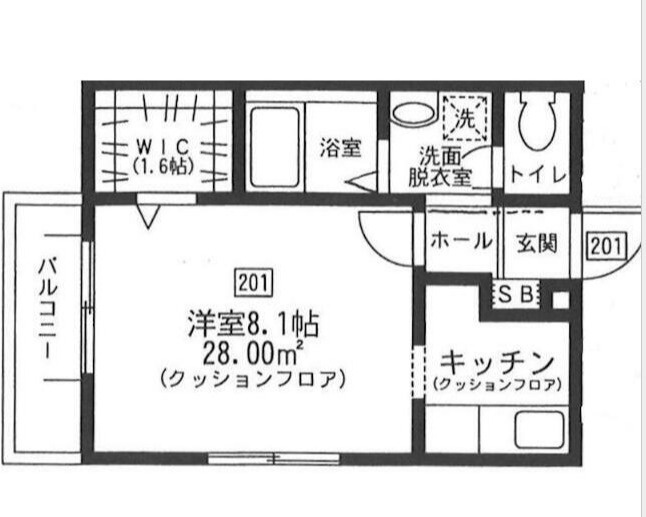 ドムスmaedaの間取り