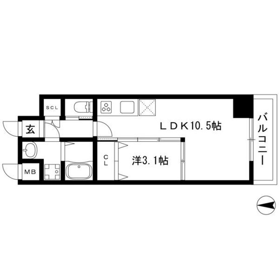 【間取り】 | アンジュ栄