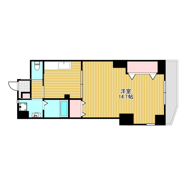 花屋敷日進ビルの間取り