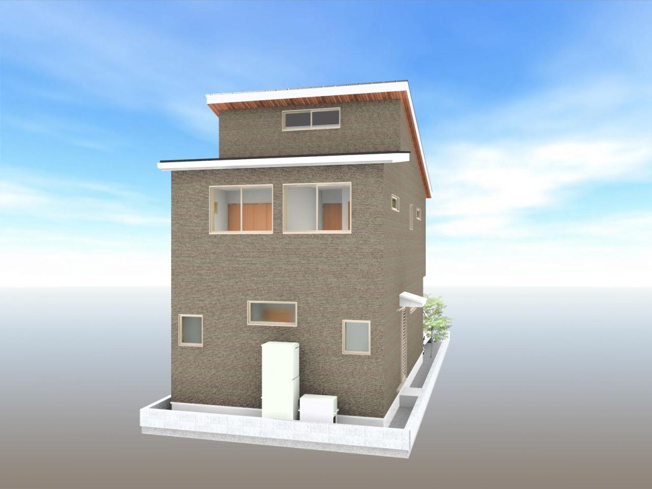【外観パース】 | 高知市百石町２丁目/４号地