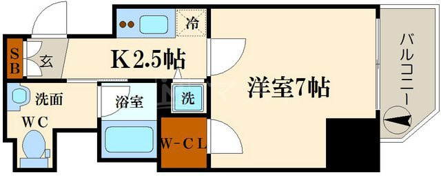 ファーストステージ京町堀レジデンスの間取り