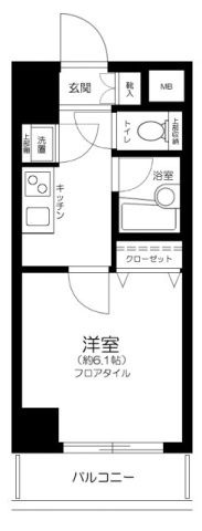パレステュディオ飯田橋の間取り