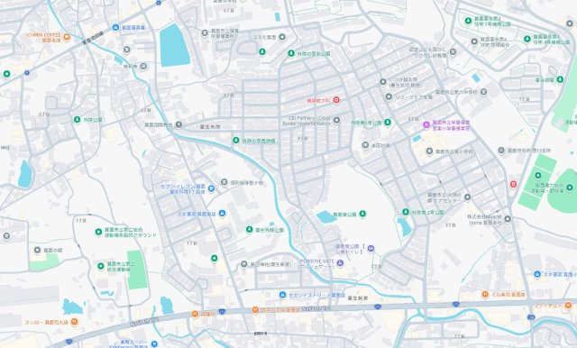 5日(土)6日(日)現地ご見学可能！箕面市粟生外院　新築一戸建ての地図