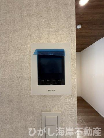 茅ヶ崎市室田３丁目　新築戸建　全２棟のセキュリティ|TVモニター付きインターフォン