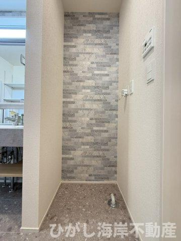 茅ヶ崎市室田３丁目　新築戸建　全２棟のランドリースペース|洗濯機置場