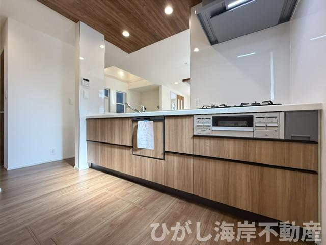 茅ヶ崎市室田３丁目　新築戸建　全２棟のキッチン|キッチンスペース
