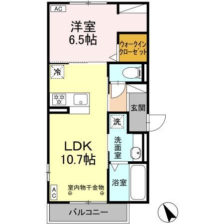 D-Crinum　御殿場Ⅱの間取り