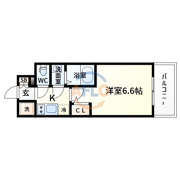 エスリード新大阪ヴェルデの間取り|エスリード新大阪ヴェルデ　間取り