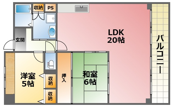 ポルト西宮の間取り
