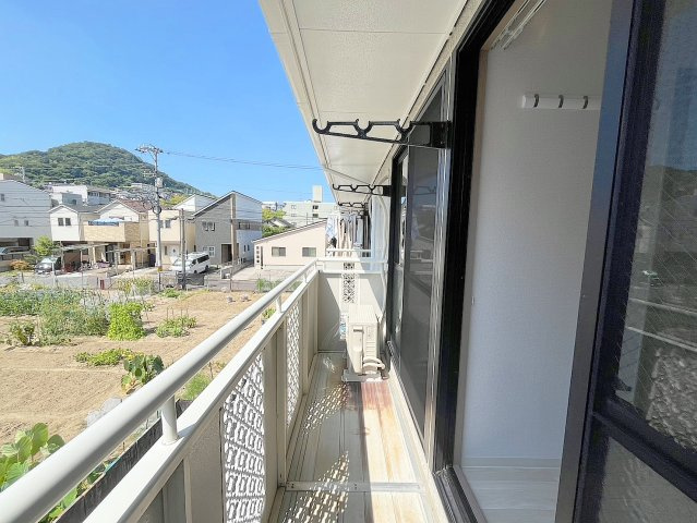 セジュール田中のバルコニー