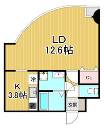 コロナール甲子園の間取り