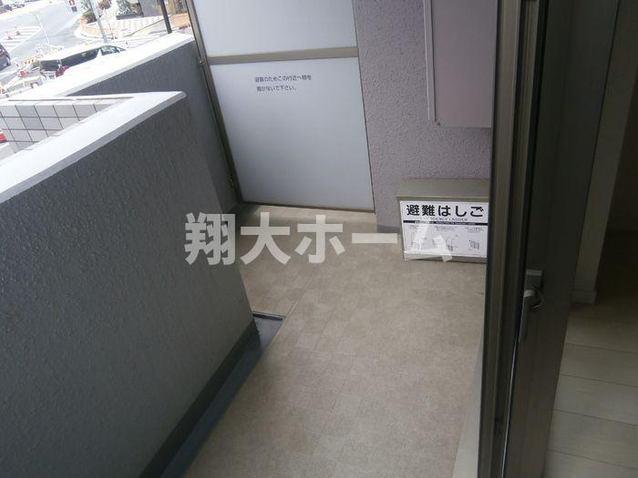 AREA385のバルコニー