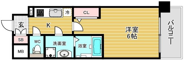ファーストフィオーレ　グランフォートの間取り