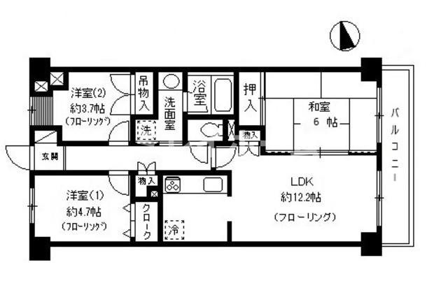 ア・クール杉原の間取り
