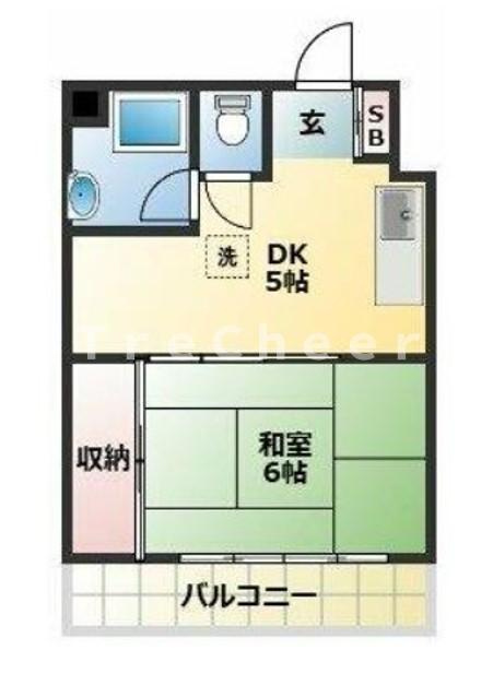 マンション二葉の間取り