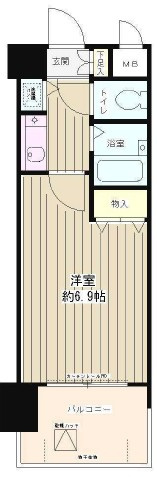 パークヒルズ落合の間取り|間取りです。