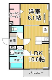 ユーフォリアの間取り