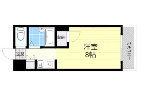 大阪市東淀川区小松４丁目の賃貸マンションの間取り