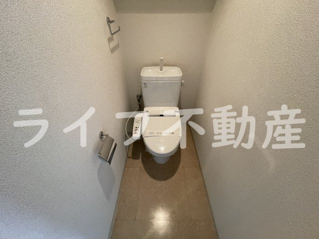 若草ハイツ　B棟のトイレ|コンパクトで使いやすいトイレです