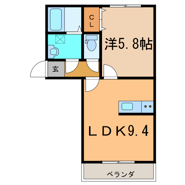 NOON EASTの間取り