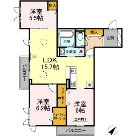 【間取り】 | カーサグラナーテ