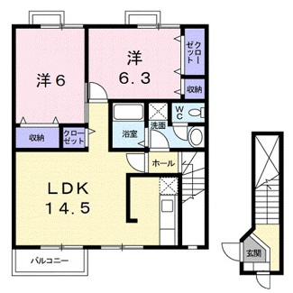 【間取り】 | ハイツシマダ