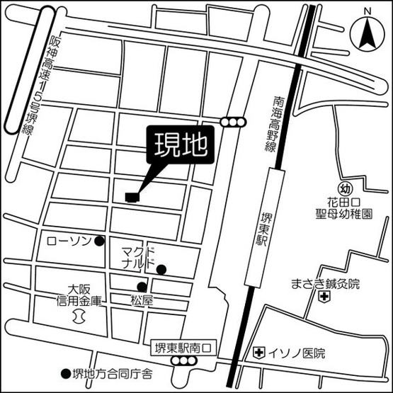 【地図】 | KMレジデンス堺東駅前