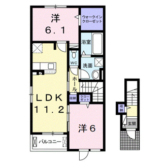 【間取り】 | コーネリア西浜Ⅰ