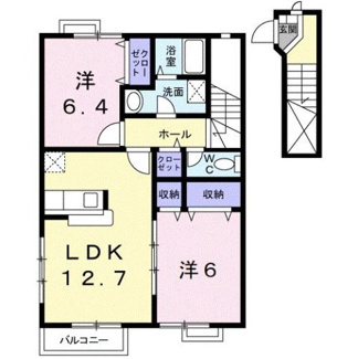 【間取り】 | ソレアード・パレⅡ