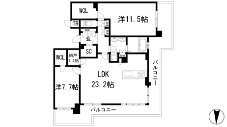 【間取り】