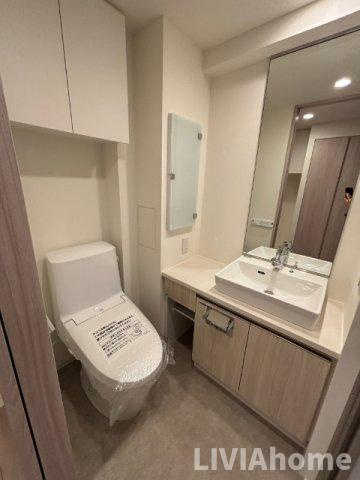 大田区西蒲田８丁目の賃貸マンションの独立洗面台