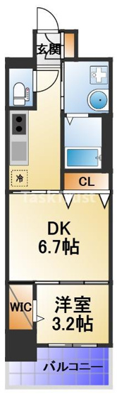 【間取り】 | メイクス大阪鶴見