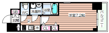 【間取り】 | エスリード本町レジデンス