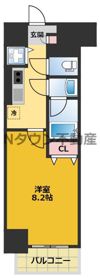 【間取り】 | グリーンコート中島 | 間取りです