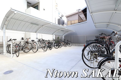 【その他共用部分】 | グリーンコート中島 | 駐輪場です