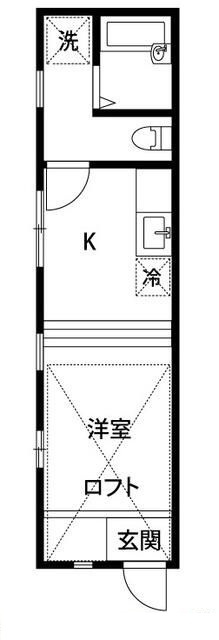 メゾン　ジェリーフィッシュの間取り|間取りです。